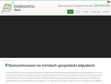 Tablet Screenshot of energopol-odpady.pl